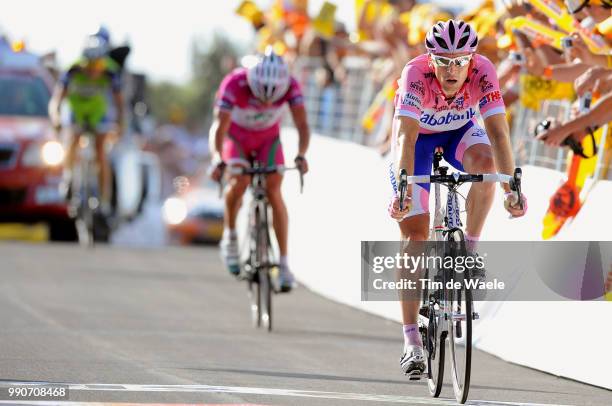 100Th Giro D'Italia 2009, Stage 16Arrival, Menchov Denis Pink Jersey, Di Luca Danilo Purple Sprint Jersey, Basso Ivan /Pergola - Monte Petrano , Tour...