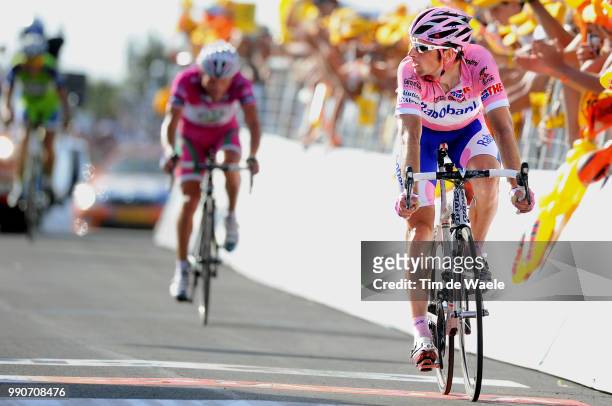 100Th Giro D'Italia 2009, Stage 16Arrival, Menchov Denis Pink Jersey, Di Luca Danilo Purple Sprint Jersey, Basso Ivan /Pergola - Monte Petrano , Tour...