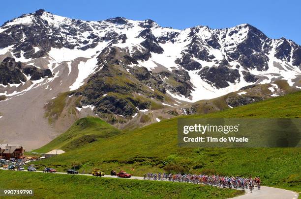 61Th Criterium Dauphine Libere, Stage 7Illustration Illustratie, Col Du Galibier, Peleton Peloton, Mountains Montagnes Bergen, Snow Neige Sneeuw,...