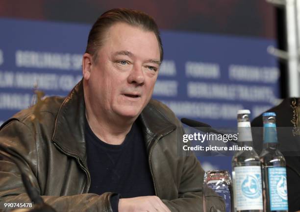 Actor Peter Kurth attends a press conference for his film during the 68th Berlin International Film Festival in Berlin, Germany, 23 February 2018....