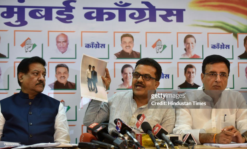 Congress Press Conference On Kharghar Land Scam