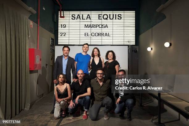 Actors Enrique Arce, Luis Miguel Segui, Lorena Lopez, Maria Minguez, Macarena Gomez, director Suso Imbernon, director Juanjo Moscardo and producer...