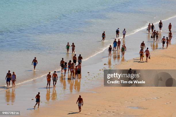 Clasica San Sebastian 2009Illustration Illustratie, San Sebastian Bay Baai , Sea Mer Zee, Crowd Public Publiek People, Landscape Paysage Landschap,...