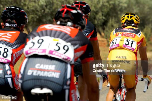 64Th Tour Of Spain - Vuelta, Stage 17Illustration Illustratie, Valverde Alejandro Yellow Jersey, Team Caisse D'Epargne / Ciudad Real - Talavera De La...