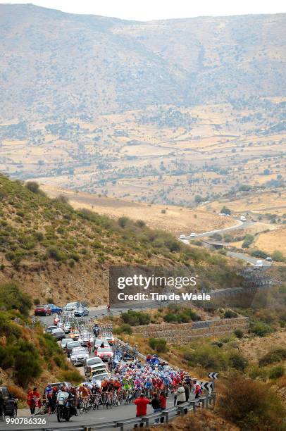 64Th Tour Of Spain - Vuelta, Stage 18Illustration Illustratie, Peleton Peloton, Alto Collado Mediano, Landscape Paysage Landschap, Talavera - Avila /...