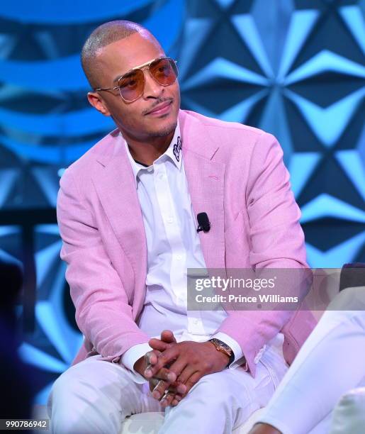 Speaks onstage at the Genius Talks during the 2018 BET Experience at the Los Angeles Convention Center on June 23, 2018 in Los Angeles, California.