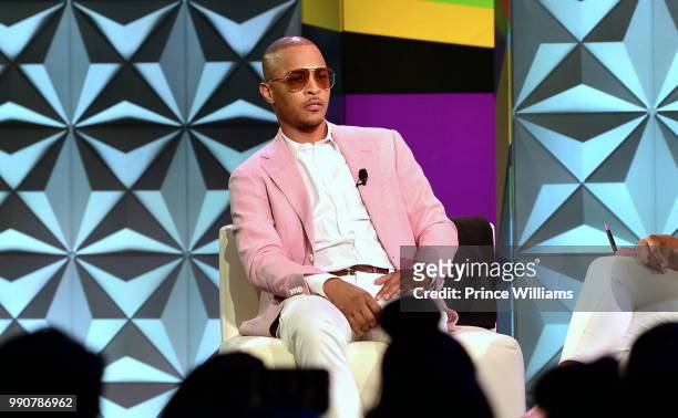 Speaks onstage at the Genius Talks during the 2018 BET Experience at the Los Angeles Convention Center on June 23, 2018 in Los Angeles, California.