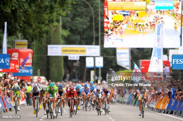 64Th Tour Of Spain - Vuelta, Stage 21Arrival Sprint, Illustration Illustratie, Greipel Andre Green Jersey Celebration Joie Vreugde, Bennati Daniele /...