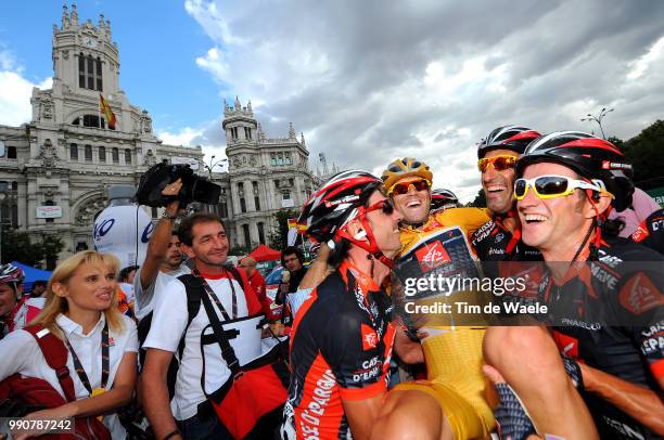 64Th Tour Of Spain - Vuelta, Stage 21Arrival, Valverde Alejandro Yellow Jersey, Lopez David / Moreno Daniel / Garcia Acosta J. Vicente / Team Caisse...