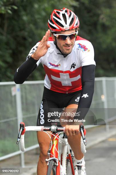 Wc Mendrisio, Training Fabian Cancellara / Suisse Switserland Zwitserland, Team Equipe Ploeg /World Championship/ Championat Du Monde,...