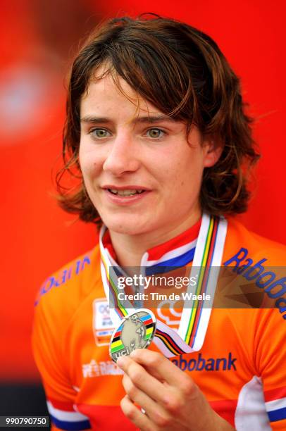 Road World Championships, Road Women Elitepodium, Marianne Vos Silver Zilver Medal, Celebration Joie Vreugde, Championat Du Monde,...