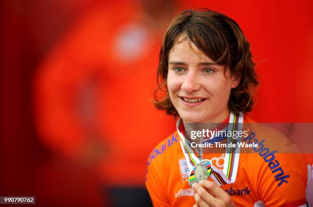 Road World Championships, Road Women Elitepodium, Marianne Vos Silver Zilver Medal, Celebration Joie Vreugde, Championat Du Monde,...