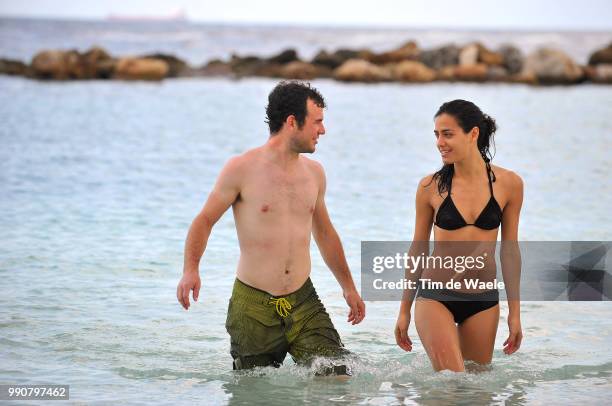 Curacao Hollidays 2009Mark Cavendish + Fionella Migliore Girlfriend Copine Vriendin, Vancance Vakantie, Priev Privat, Tim De Waele