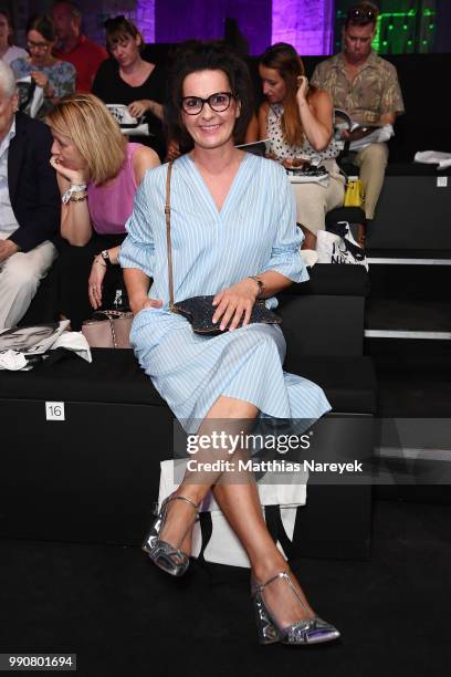 Astrid Rudolph attends the Greenshowroom Selected show during the Berlin Fashion Week Spring/Summer 2019 at ewerk on July 3, 2018 in Berlin, Germany.