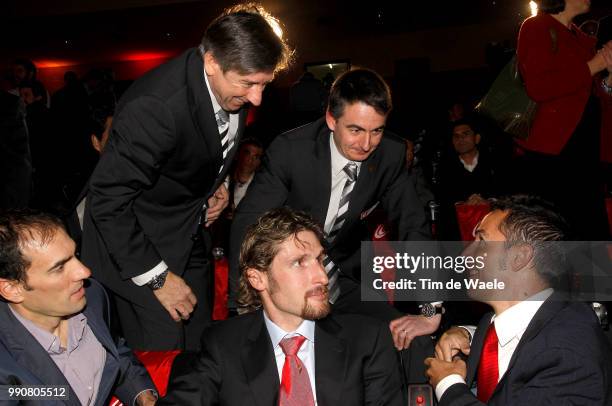 Vuelta Presentation 2010Eusebio Unzue Manager Team Caisse D'Epargne / Pablo Lastras / Joaquin Rodriguez /75Th Tour Of Spain, Ronde Van Spanje, Tour...