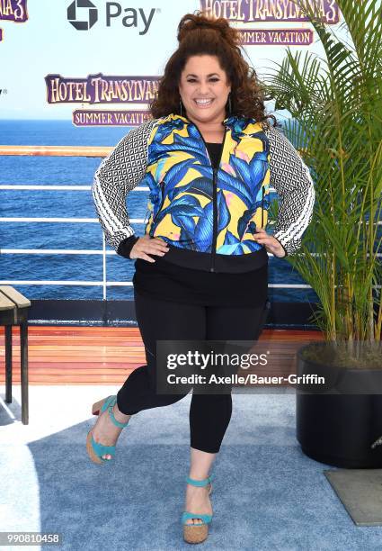 Actress Marissa Jaret Winokur attends Columbia Pictures and Sony Pictures Animation's World Premiere of 'Hotel Transylvania 3: Summer Vacation' at...