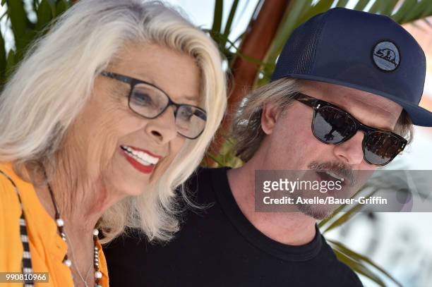 Actor David Spade and mom Judith M. Spade attend Columbia Pictures and Sony Pictures Animation's World Premiere of 'Hotel Transylvania 3: Summer...