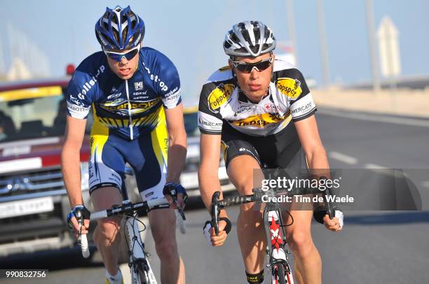 9Th Tour Of Qatar, Stage 2Geert Steurs , Wouter Mol / Camel Race Track - Qatar Foundation / Rit Etape, Ronde, Tim De Waele