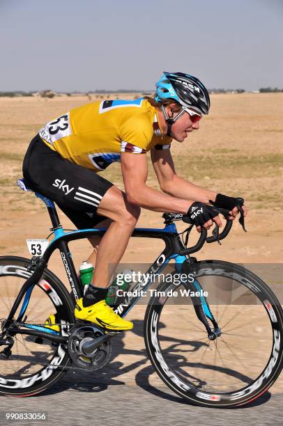 9Th Tour Of Qatar, Stage 2Edvald Boasson Hagen Yellow Jersey, Camel Race Track - Qatar Foundation / Rit Etape, Ronde, Tim De Waele