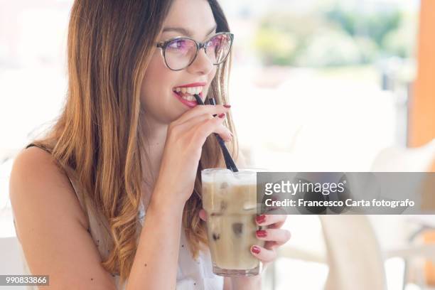 ice coffee - ice coffee stock pictures, royalty-free photos & images