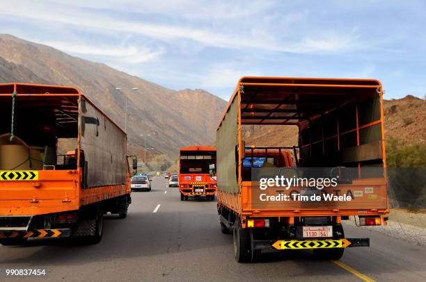 1St Tour Of Oman 2010, Stage 2Illustration Illustratie, Cervelo Test Team Team Truck Camion Vrachtwagen, Nizwa - Samail / Rit Etape, Ronde, Tim De...