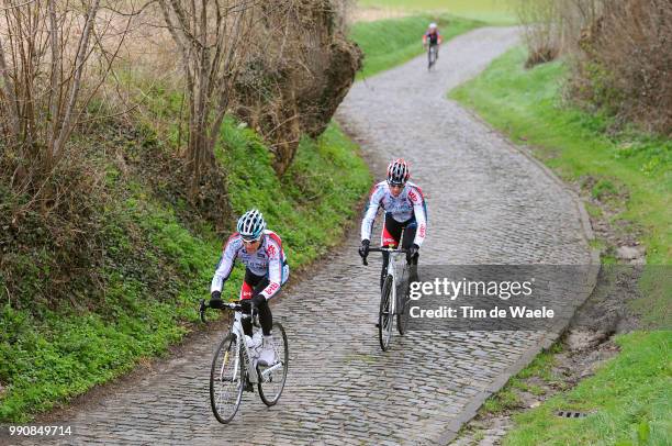 Training Tour Of Flanders 2010Greg Van Avermaet / Staf Scheirlinckx / Oude Kwaremont, Team Omega Pharma Lotto / 3 Daagse, 3 Jours, Etape Rit, Tim De...