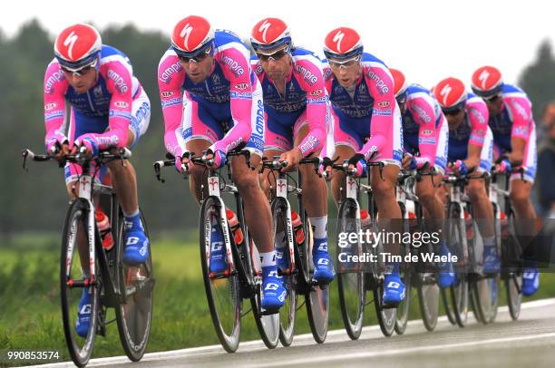 93Th Giro D'Italia 2010, Stage 4Team Lampre - Farnese Vini / Alessandro Petacchi / Damiano Cunego / Gilberto Simoni / Matteo Bono / Danilo Hondo /...