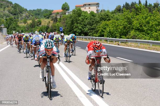 93Th Giro D'Italia 2010, Stage 10Leonardo Duque / Adam Blythe /Avellino - Bitonto /Tour Of Italy, Ronde Van Italie, Rit Etape, Tim De Waele