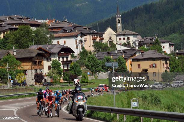 93Th Giro D'Italia 2010, Stage 17Illustration Illustratie, Peleton Peloton, Yukiya Arashiro / Leonardo Duque / Village Dorp Village, Landscape...