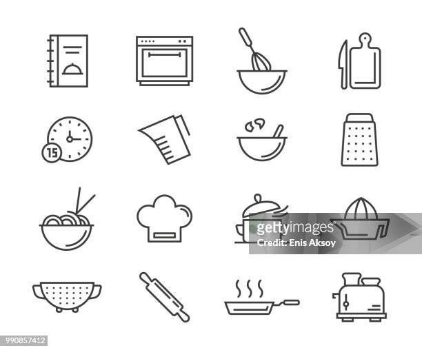 kochen symbole - garkochen stock-grafiken, -clipart, -cartoons und -symbole