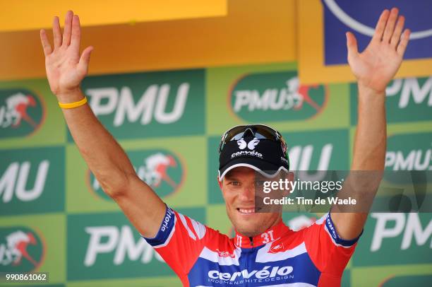 97Th Tour De France 2010, Stage 6Podium, Hushovd Thor Celebration Joie Vreugde, Montargis - Gueugnon / Ronde Van Frankrijk, Tdf, Rit Etape, Tim De...