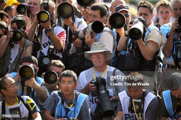 97Th Tour De France 2010, Stage 6Illustration Illustratie, Photographer Photographe Fotograaf, Press Pers, Montargis - Gueugnon / Ronde Van...