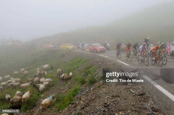 97Th Tour De France 2010, Stage 17Illustration Illustratie, Col Du Soulor / Burghardt Marcus / Boasson Hagen Edvald / Kolobnev Alexandr / Pauriol...