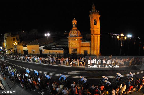 65Th Tour Of Spain 2010, Stage 1 Team Milram / Illustration Illustratie, Sevilla City Ville Stad, Church Eglise Kerk, Night Nuit Nacht, Landscape...