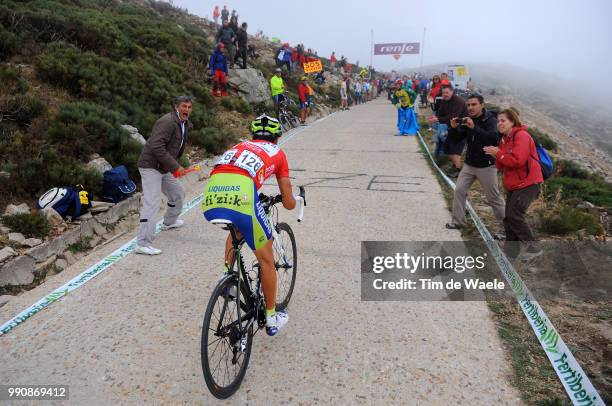 65Th Tour Of Spain 2010, Stage 20Vincenzo Nibali Red Jersey, Illustration Illustratie Bola Del Mundo /San Martin De Valdeiglesias - Bola Del Mundo /...