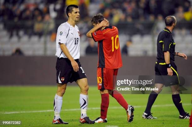 Belgium - Austriajelle Vossen Deception Teleurstelling, Uefa Euro 2012 Qualification, Autriche Oostenrijk / Tim De Waele