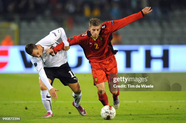 Belgium - Austriatoby Alderweireld / Marko Amautovic / Uefa Euro 2012 Qualification, Autriche Oostenrijk / Tim De Waele