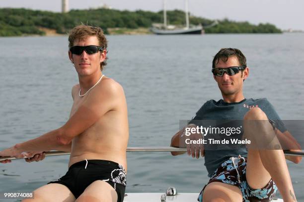 Curacao Holidays 2010Andy + Frank Schleck / Vacance Vakantie /Tim De Waele