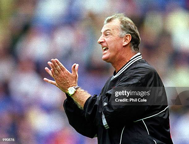 Trevor Francis the Birmingham City manger during the Nationwide League Division One match between Wimbledon and Birmingham City played at Selhurst...