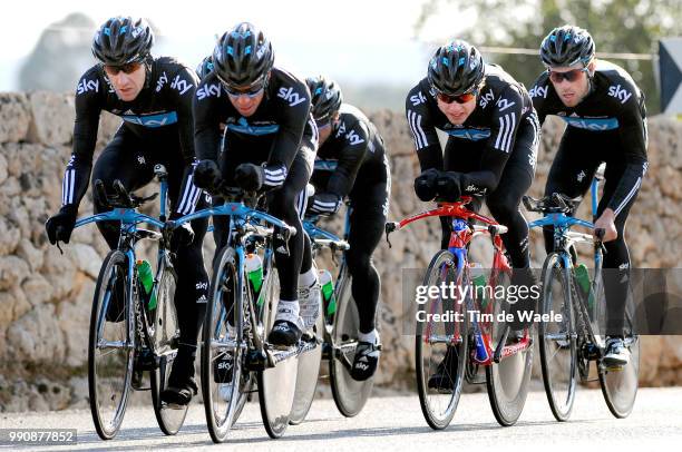 Team Sky 2011, Trainingedvald Boasson Hagen / Kurt Asle Arvesen / Training Camp, Camp D'Entrainement, Kamp Stage, Equipe Ploeg , Tim De Waele