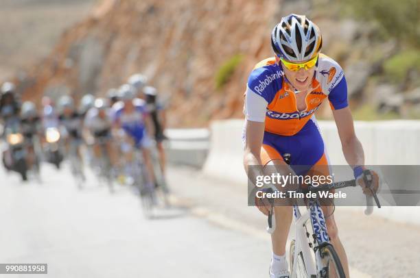 2Nd Tour Of Oman 2011, Stage 4Robert Gesink Red Celebration Joie Vreugde /Sultan Qaboos University - Jabal Al Akhdhar /Etape Rit, Ronde, Tim De Waele