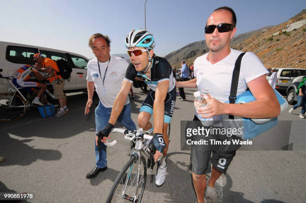 2Nd Tour Of Oman 2011, Stage 4Arrival, Maxime Monfort / Thomas Heidrich Soigneur Verzorger Kine, Michel Merckx / Sultan Qaboos University - Jabal Al...