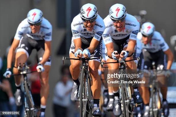 94Th Giro Italia 2011/ Stage 1Team Saxo Bank Sungard / Jesus Hernandez / Venaria Reale - Torino /Team Time Trial, Contre La Montre Equipes,...