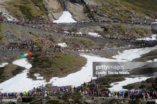 94Th Giro Italia 2011/ Stage 20 Colle Di Finestre 2178M, Mountains Montagnes Bergen, Landscape Paysage Landschap, Illustration Illustratie, Verbania...