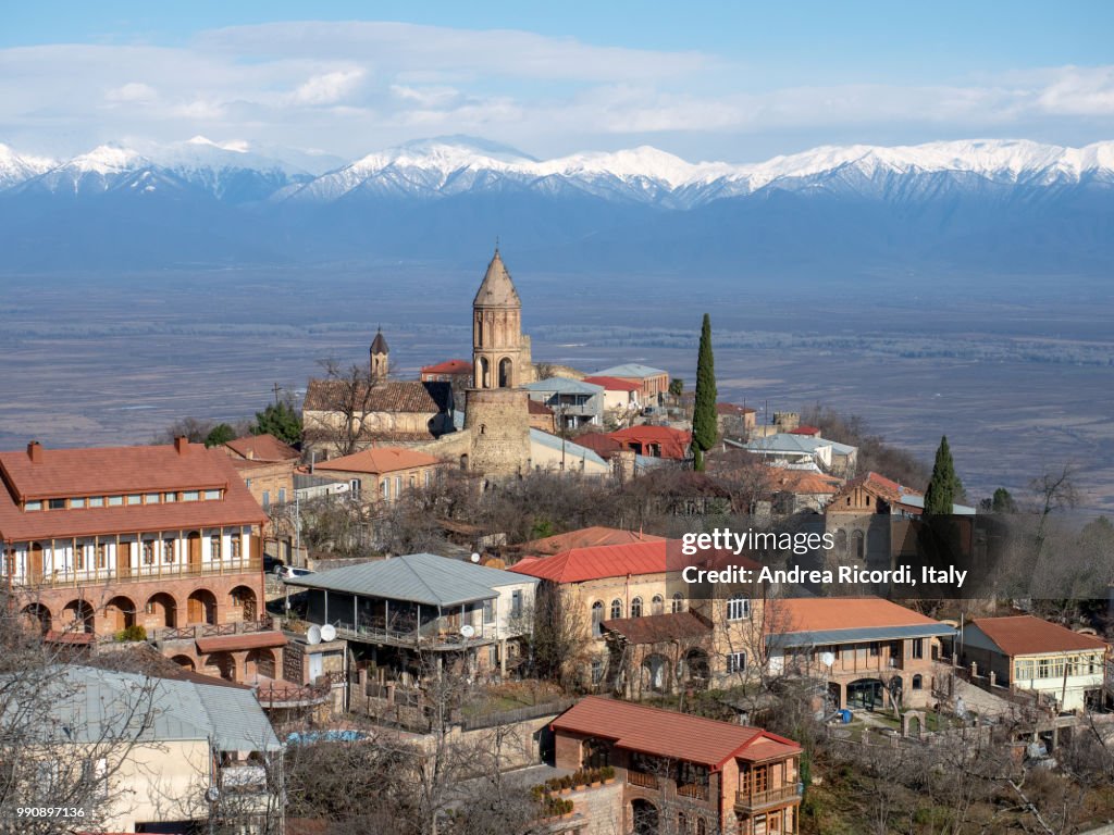 Sighnaghi, historic town in Kakheti region, Georgia