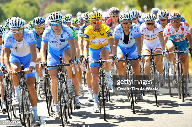 Tour De France, Stage 5Schumacher Stefan Yellow Jersey, Team Gerolsteiner , Haussler Heinrich , Lang Sebastian , Scholz Ronny , Wegmann Fabian ,...