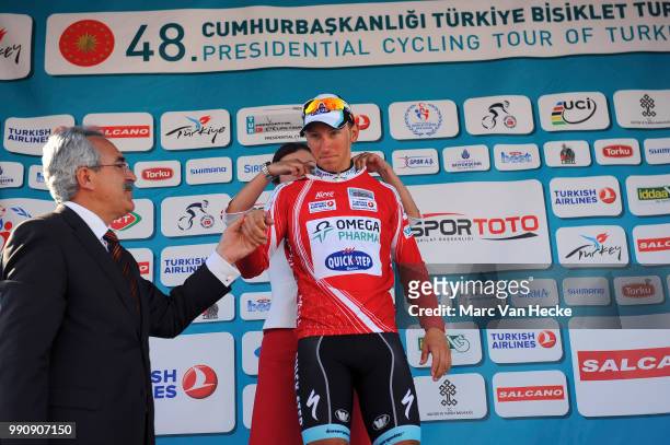 Tour Of Turkey 2012, Stage 6Podium, Marco Bandiera Red Jersey, Celebration Joie Vreugde, Bodrum - Kusadasi / Presidential Ronde Rit Etape /Tim De...