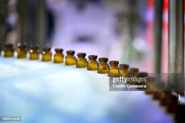 reagents bottle at annulus production line - reagent stock pictures, royalty-free photos & images
