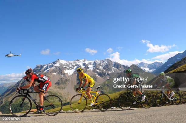 98Th Tour De France 2011, Stage 18Evans Cadel / Voeckler Thomas Yellow Jersey, Rolland Pierre / Basso Ivan / Pinerolo - Galibier Serre-Chevalier...