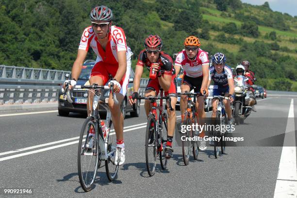 Tour Of Poland 2011, Stage 4Chad Beyer / Bartolomiej Matysiak / Federico Rocchetti / Oswiecim - Cieszyn / Tour De Pologne, Ronde Van Polen, Rit Etape...